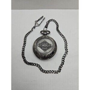 Vintage Collection Civil War 150th Quartz Pocket Watch New Battery Full Hunter